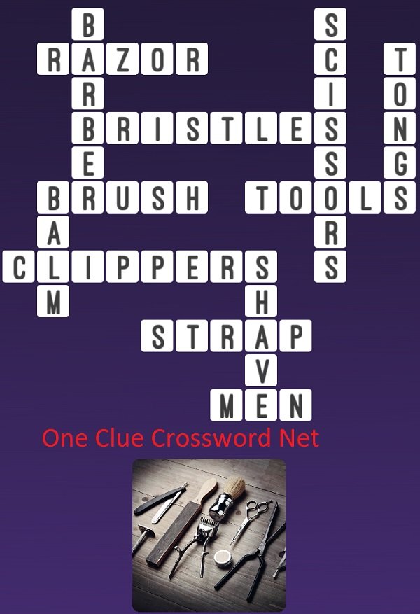 Barber Tool - One Clue Crossword