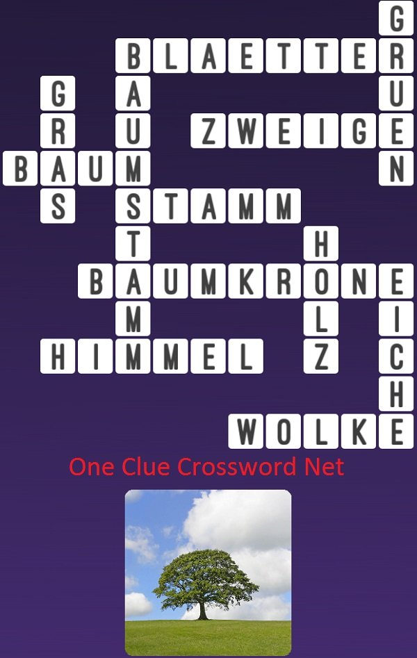 One Clue Crossword Baum Antworten
