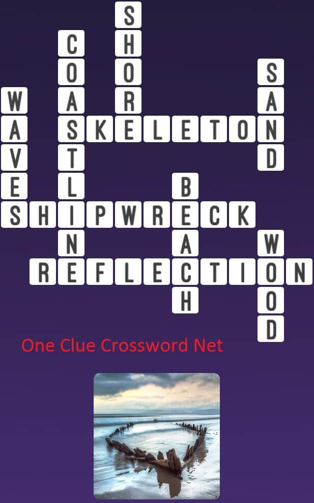 Beach Shipwreck One Clue Crossword