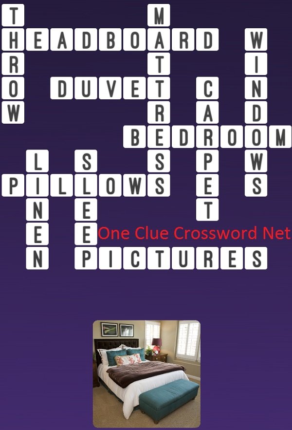Bedroom One Clue Crossword