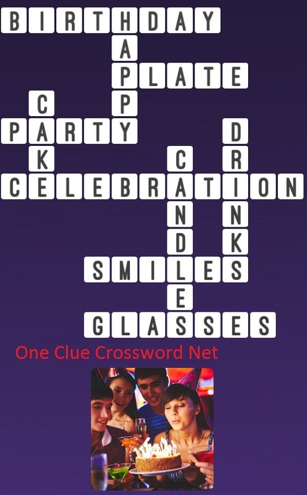 Birthday One Clue Crossword