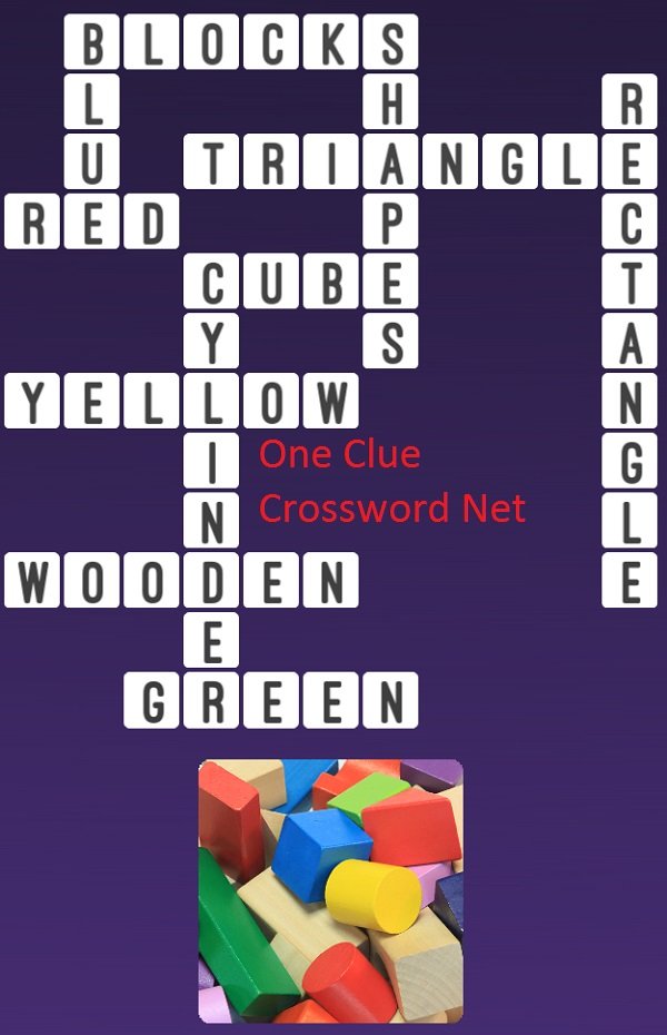 Blocks One Clue Crossword