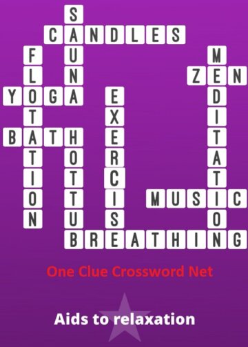 Aids To Relaxation Bonus Puzzle Get Answers For One Clue Crossword Now