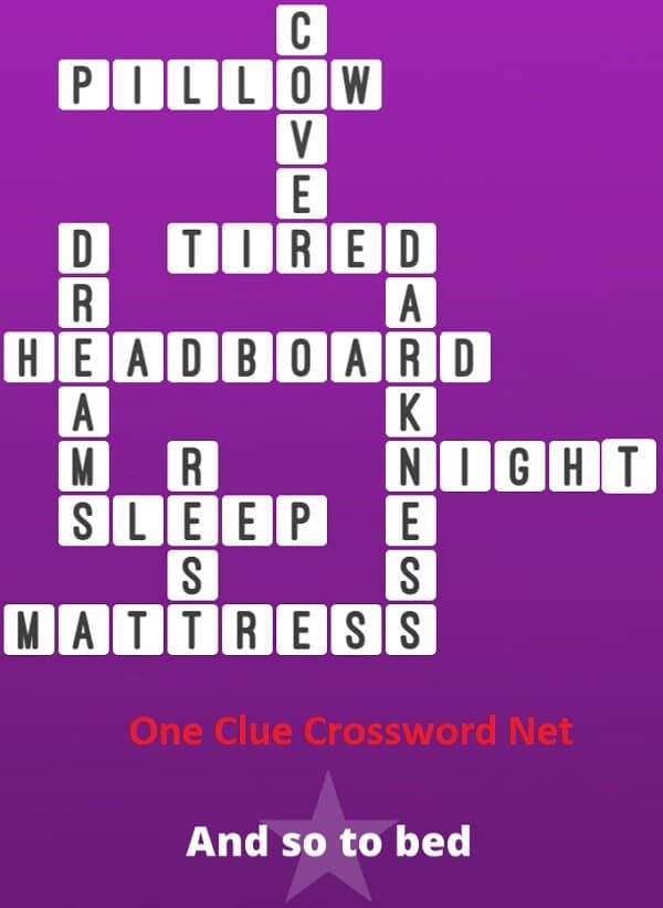 hook up in bed crossword clue