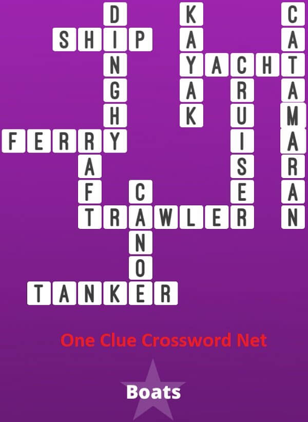 type of sailboat crossword clue