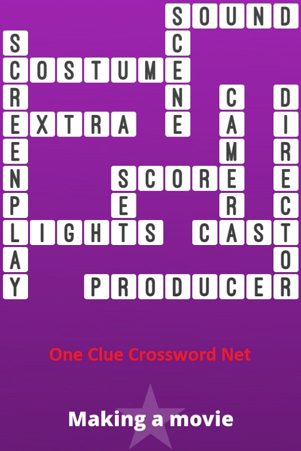 Making a Movie Bonus Puzzle - Get Answers for One Clue Crossword Now