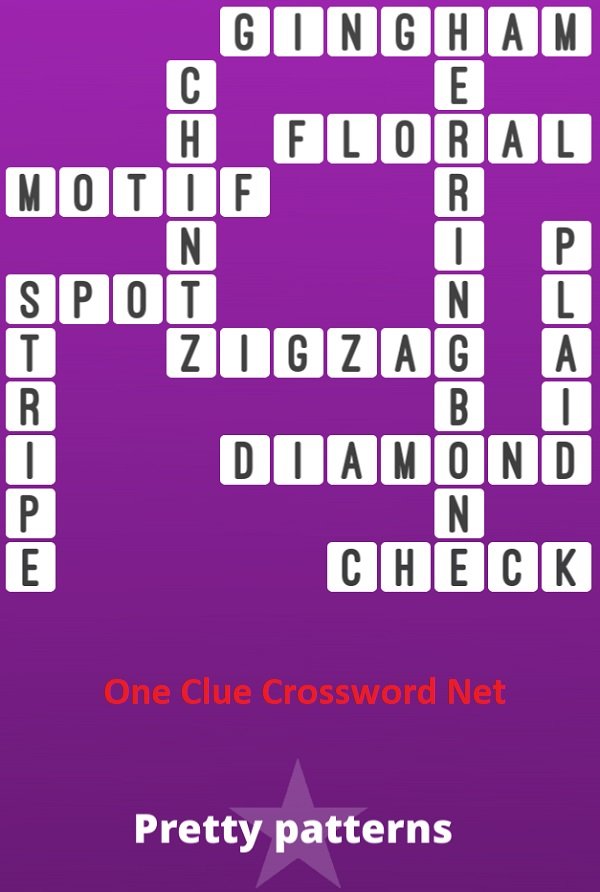 Pretty Patterns Bonus Puzzle Get Answers for One Clue Crossword Now