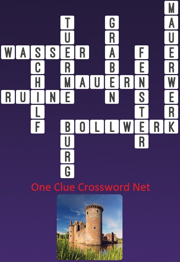 One Clue Crossword Burg Antworten