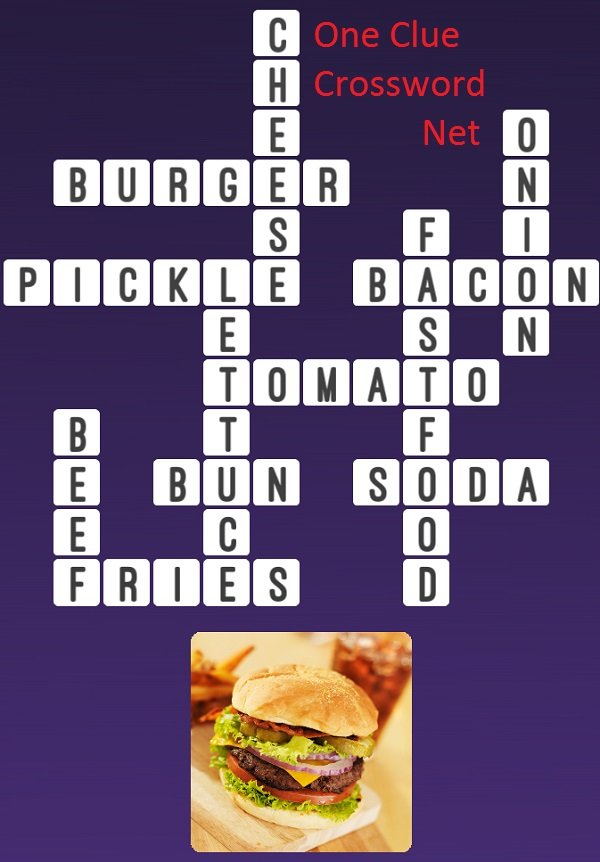 One Clue Crossword Burger Answer