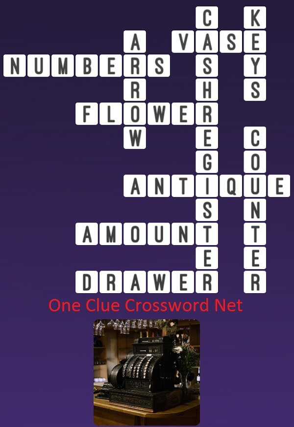One Clue Crossword Cash Register Answer