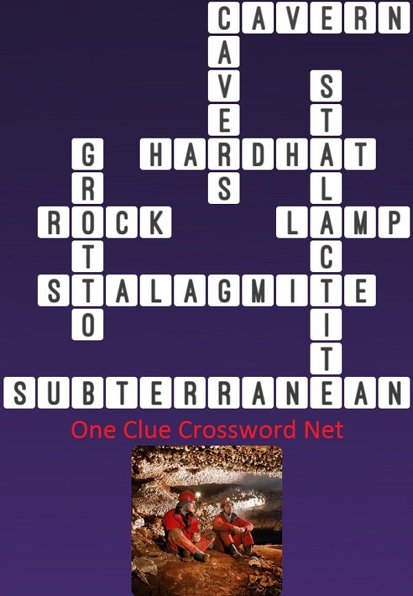 One Clue Crossword Cavern Answer