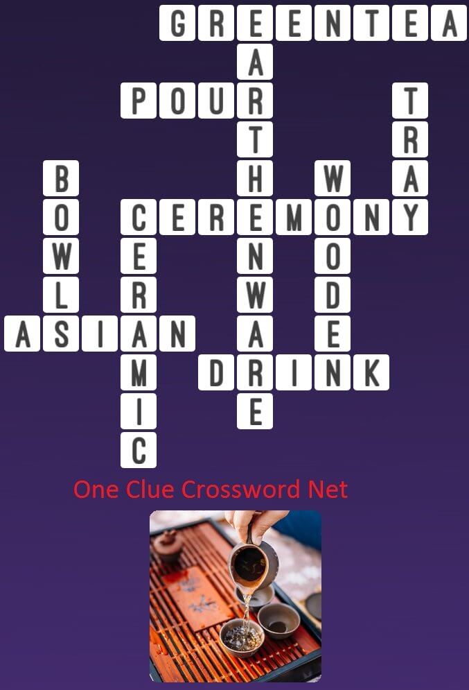Ceramic One Clue Crossword