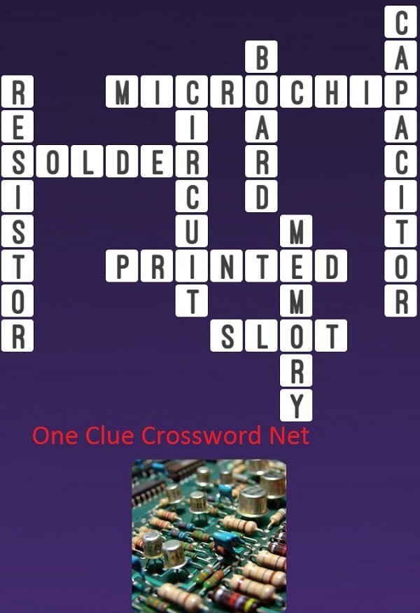 Circuit Board One Clue Crossword