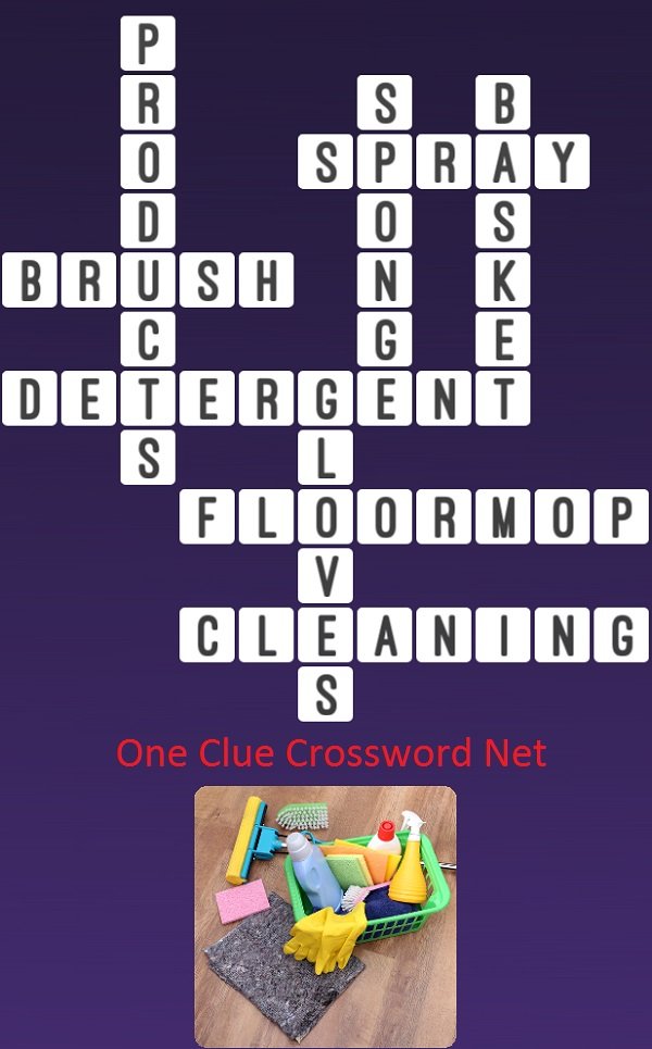 One Clue Crossword Cleaning Answer