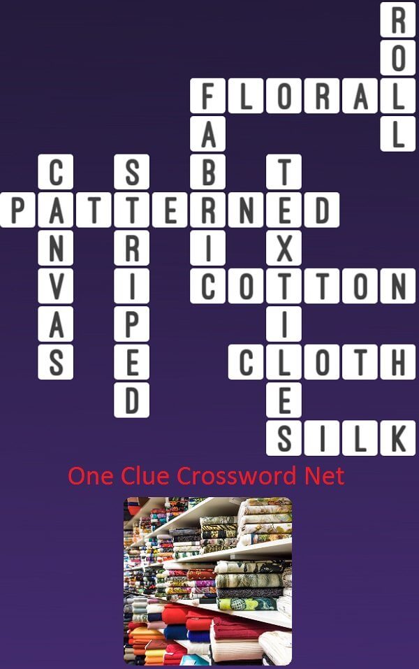 Silky Fabric Crossword Clue