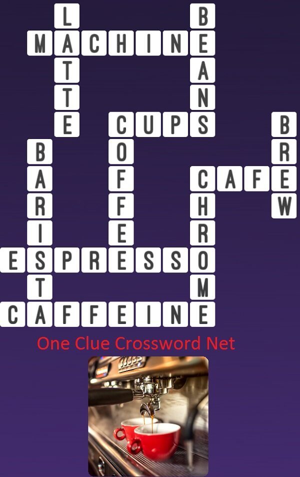 Coffee Machine One Clue Crossword