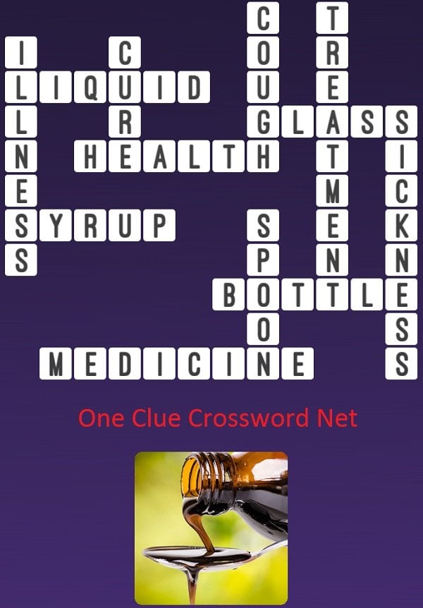 One Clue Crossword Cough Syrup Answer