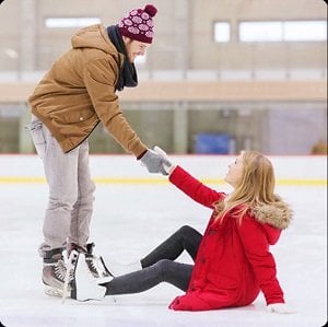 One Clue Crossword Couple Skating