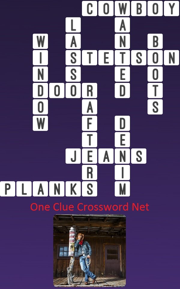 Cowboy One Clue Crossword