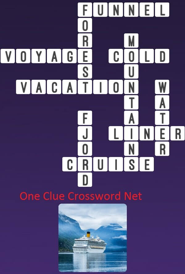 cruise ship activity crossword
