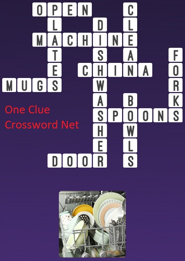 One Clue Crossword Dishwasher Answer