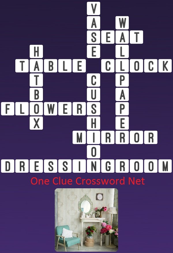 Dressing Room One Clue Crossword