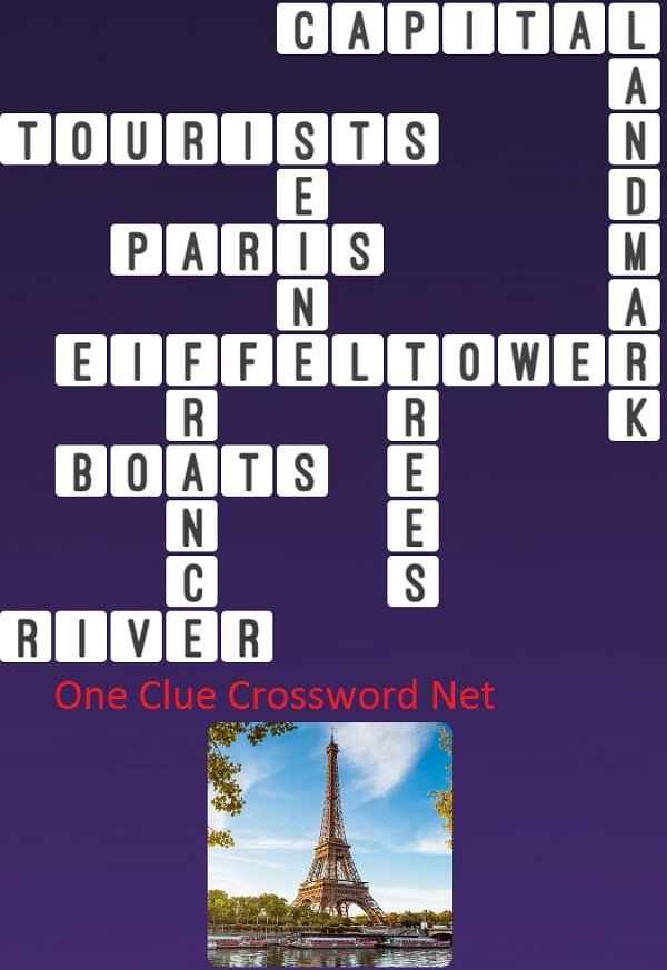 Eiffel Tower One Clue Crossword