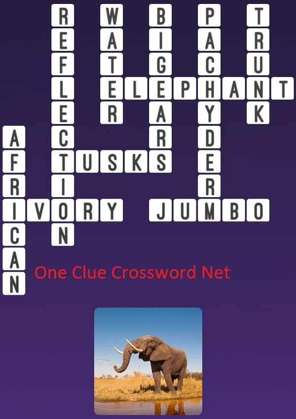 One Clue Crossword Elephant Answer