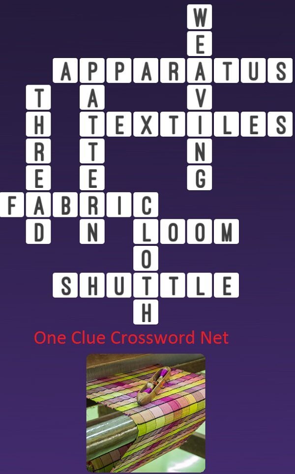 Fabric One Clue Crossword