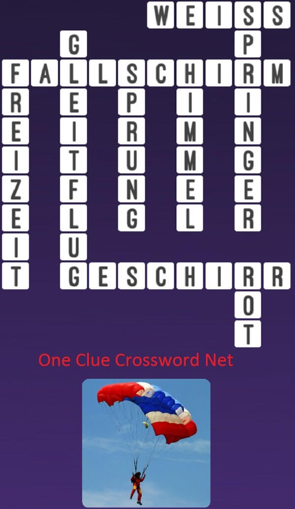 One Clue Crossword Fallschirm Antworten
