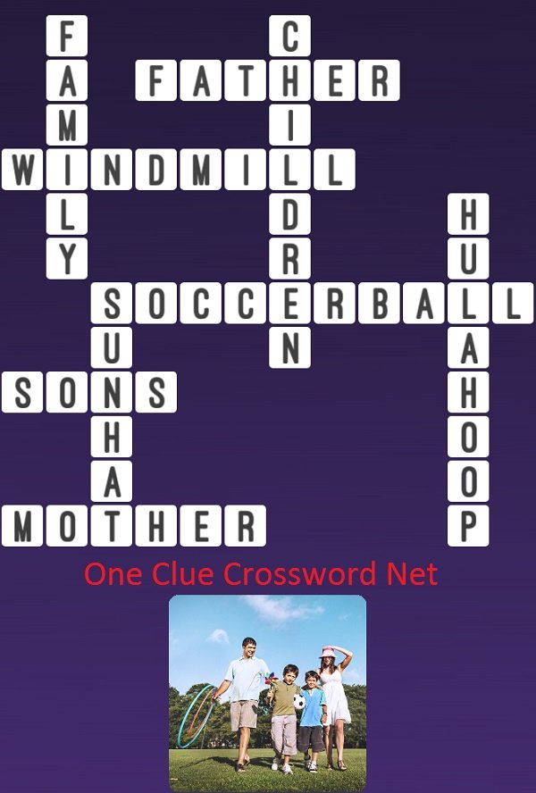 One Clue Crossword Family Answer