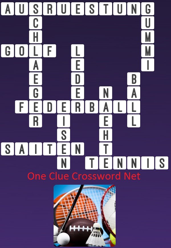 One Clue Crossword Federball Antworten