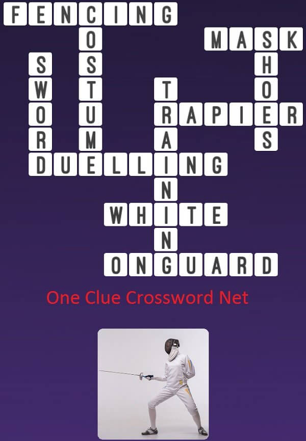 Fencing One Clue Crossword
