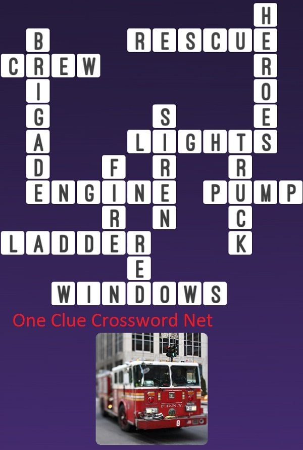 Fire Truck - One Clue Crossword