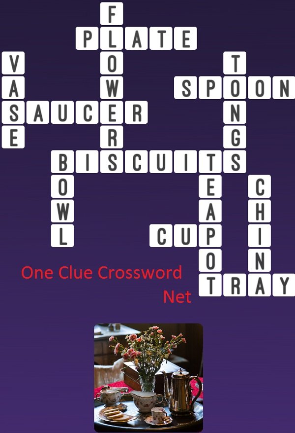 Flower Teapot One Clue Crossword