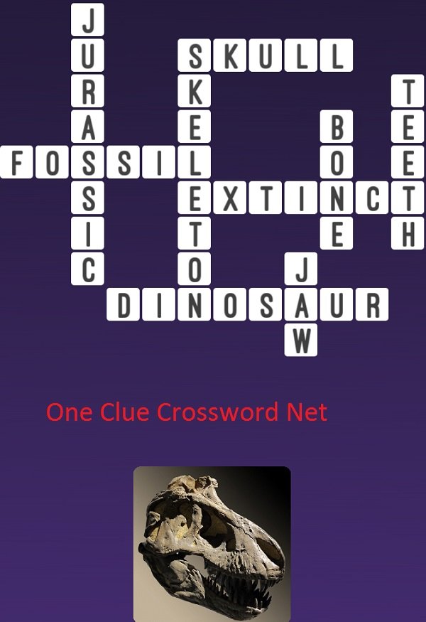 One Clue Crossword Fossil Answer