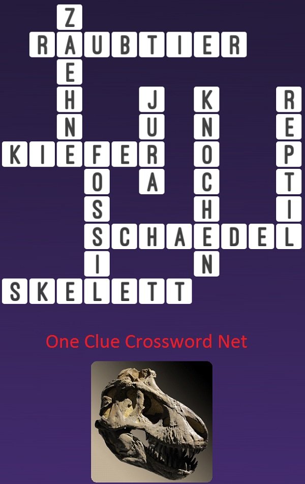 One Clue Crossword Fossil Antworten