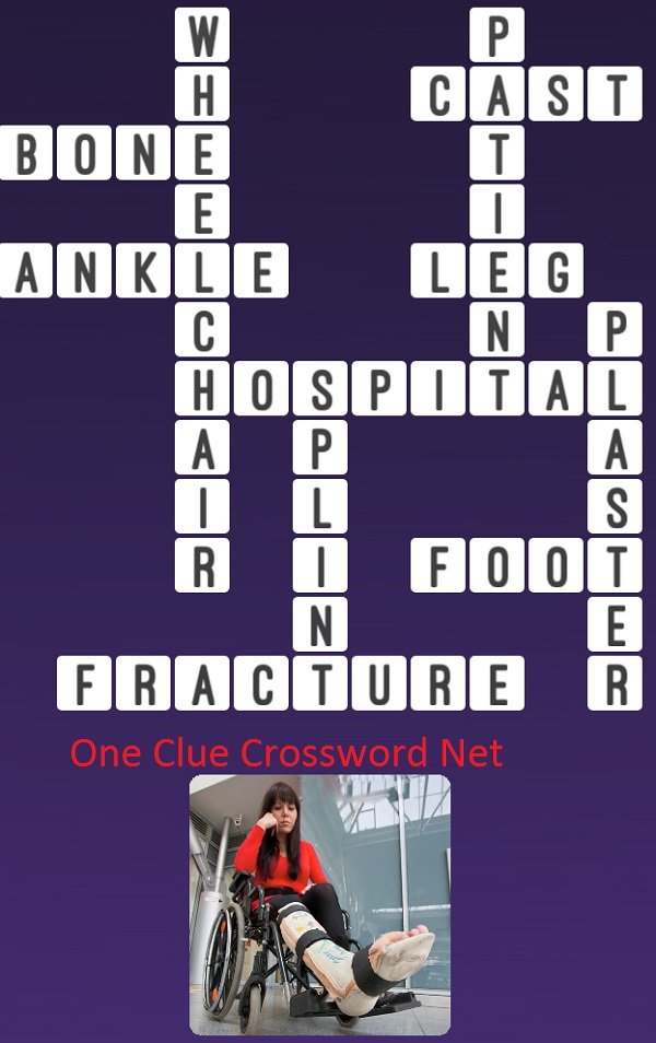 One Clue Crossword Fracture Leg Answer