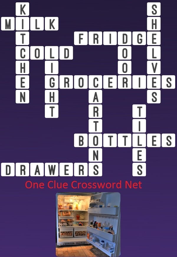 Fridge One Clue Crossword