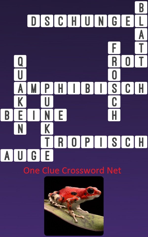 One Clue Crossword Frosch Antworten