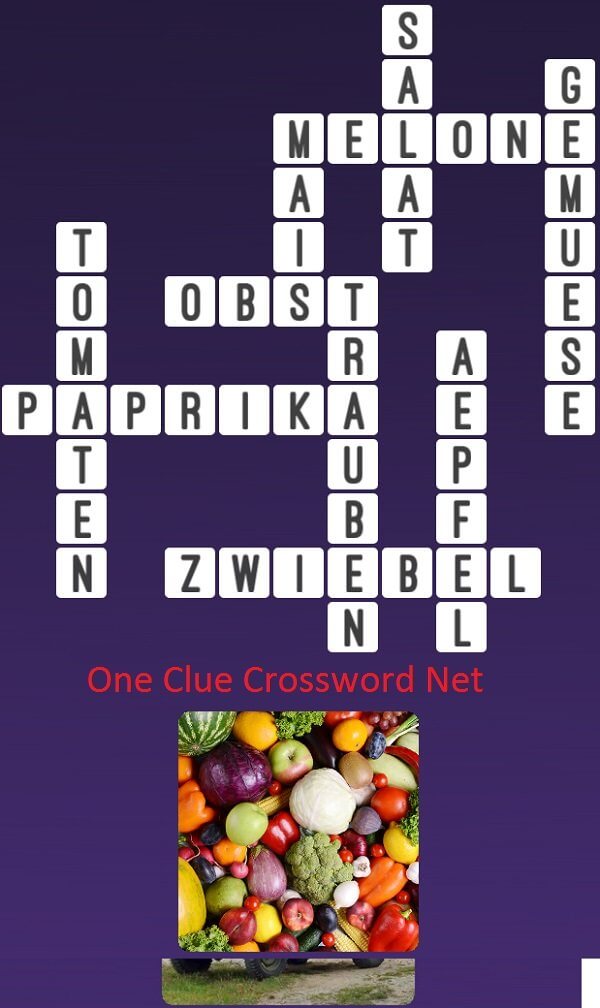 One Clue Crossword Gemuese Antworten