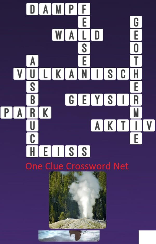 One Clue Crossword Geysir Antworten