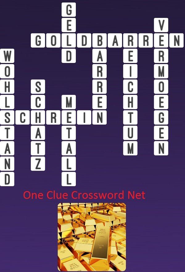 One Clue Crossword Goldbarren Antworten