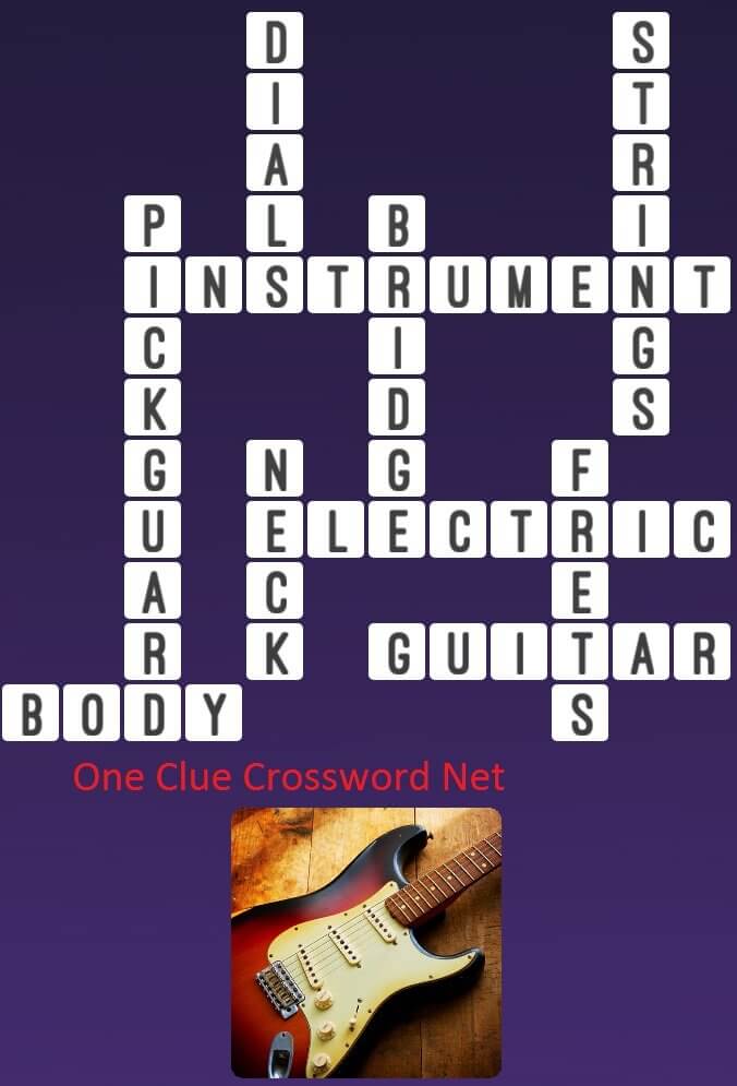 One Clue Crossword Guitar Answer
