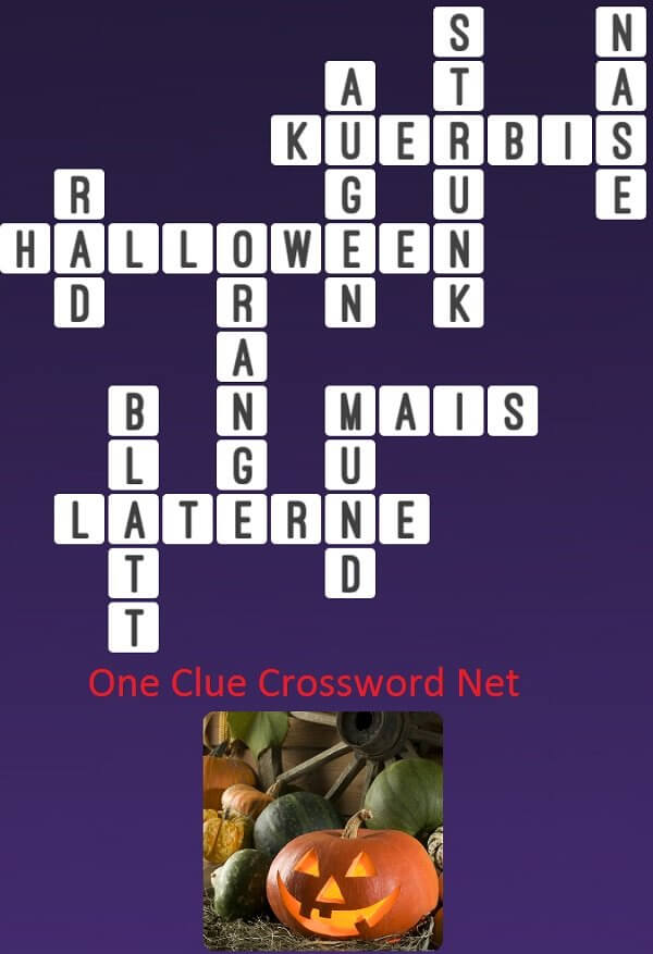 One Clue Crossword Halloween Antworten