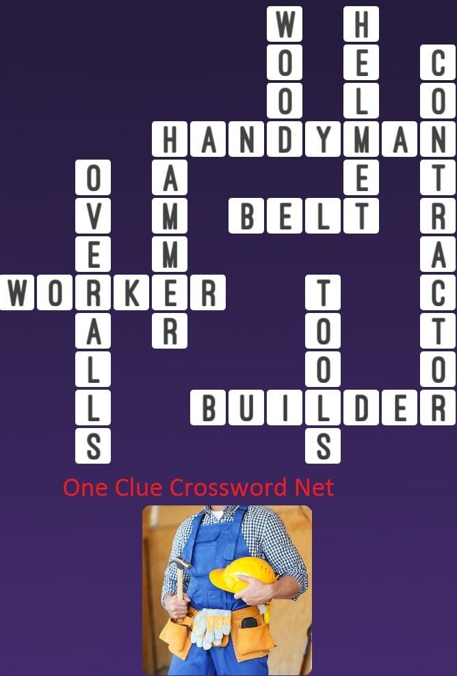 Handyman One Clue Crossword