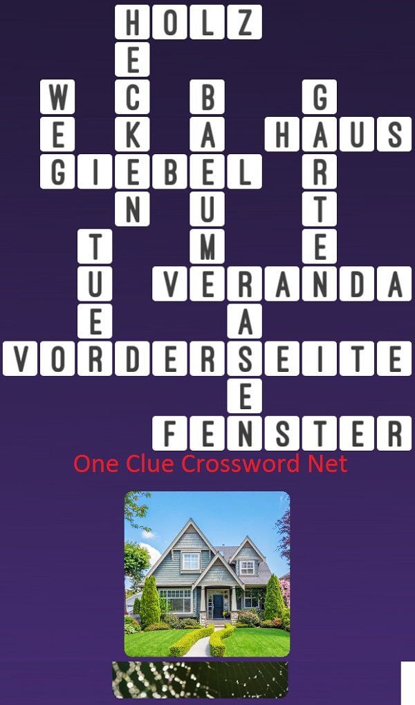 One Clue Crossword Haus Antworten