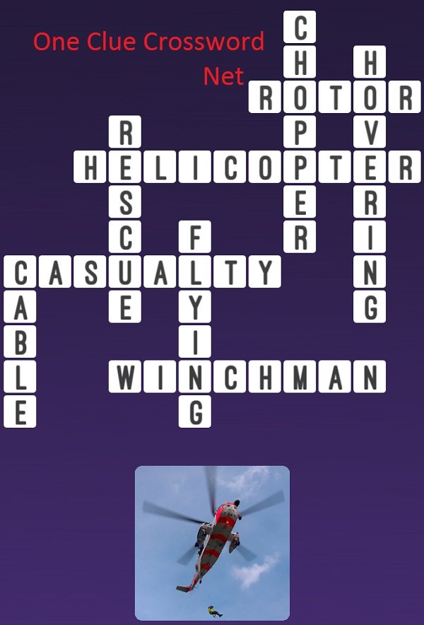 One Clue Crossword Helicoptor Answer