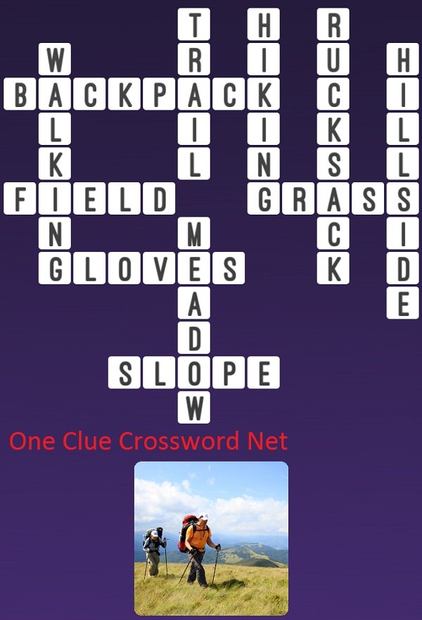 Hiking - One Clue Crossword