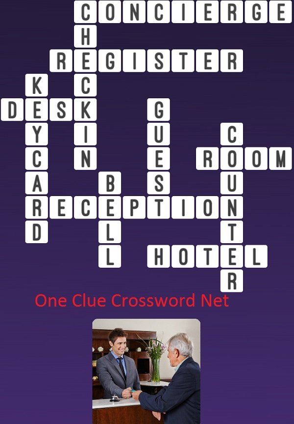 Reception Area Crossword Clue